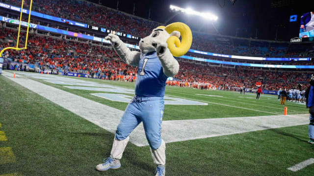 UNC football mascot Rameses